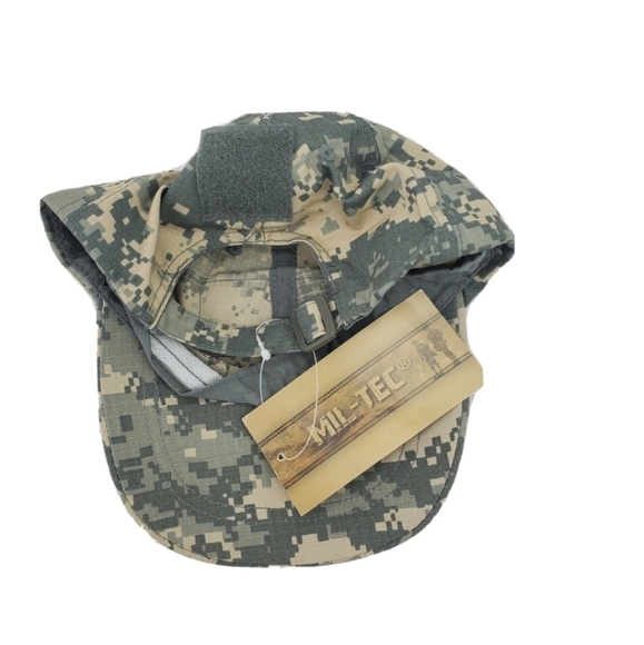 MIL-TEC Military Camo Cap Hat Adjustable Mens - Picture 3 of 9